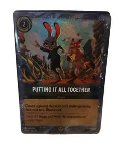 Lorcana Putting It All Together 27/P3 Cinemark Promo Card Zootopia 2 Disney - Image 2