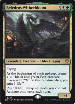 MTG Beledros Witherbloom (247) | NM | Commander: Bloomburrow {BLC} - Image 1