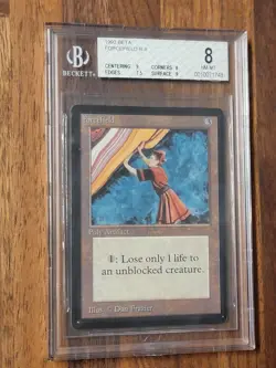 MTG LIMITED EDITION BETA --- BGS 8 Forcefield --- Magic the Gathering - Image 1
