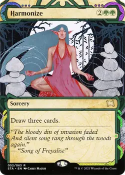 Magic The Gathering MTG HARMONIZE ETCHED FOIL Mystical Archive NM Near Mint - Image 1