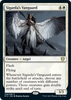 Magic The Gathering MTG SIGARDA'S VANGUARD Innistrad Midnight Hunt NM Near Mint - Image 1