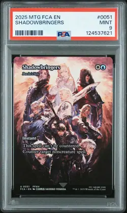 2025 MTG FINAL FANTASY: THROUGH THE AGES #0051 SHADOWBRINGERS PSA 9 - Image 1