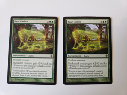MTG Bear Umbra 2x x2 Rise of the Eldrazi LP - Image 1