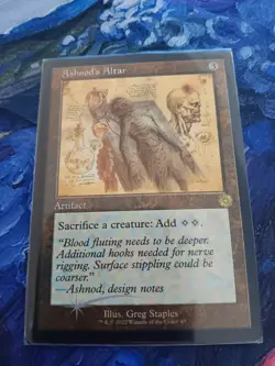 Magic The Gathering: The Brother's War, Schematic Foil Ashnod's Alter Nm - Image 1