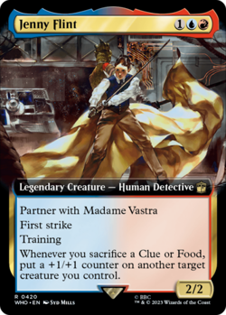 Jenny Flint 0420 (Extended Foil) - MTG Doctor Who - NM PACK FRESH - Image 1