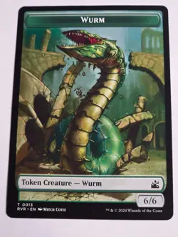 MTG - Wurm Token - Ravnica Remastered - Image 1