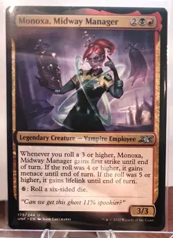 MtG Monoxa, Midway Manager Unfinity Regular - Image 1