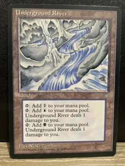 Underground River NM MTG Ice Age Magic: The Gathering - Image 1