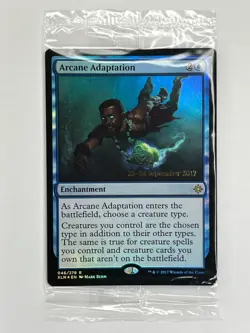 MTG Foil 1X Arcane Adaptation X1 Prerelease Promo (XLN) Magic - Sealed - Image 1