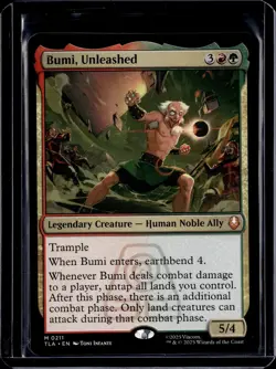 Bumi, Unleashed - 211 - TLA - NM - MTG Magic the Gathering - Image 1