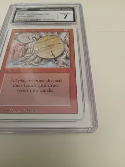 MTG Wheel Of Fortune Revised CGC 7 Near Mint Magic the Gathering Graded Not PSA - Image 4