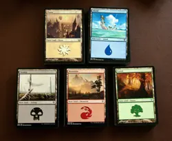 Magic the gathering instant land Station - 200 Total / 40 lands of each type - Image 2