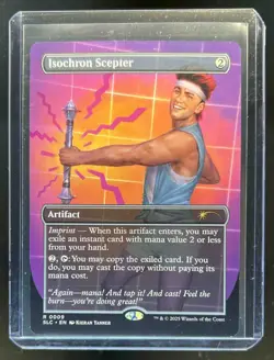 2025 Magic the Gathering MTG Secret Lair Encyclopedia Isochron Scepter #0009 - Image 1
