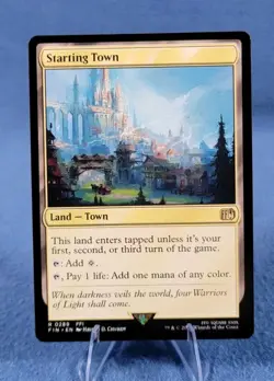 MTG Starting Town Final Fantasy Regular NM Un-Played - Image 1