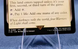 MTG Starting Town Final Fantasy Regular NM Un-Played - Image 2