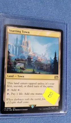 MTG Starting Town Final Fantasy Regular NM Un-Played - Image 4