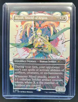 2025 Magic the Gathering Secret Lair Encyclopedia Myrel, Shield Of Argive #0013 - Image 1
