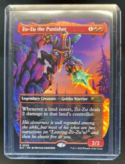 2025 Magic MTG Secret Lair Encyclopedia Zo-Zu The Punisher Foil #0026 - Image 1