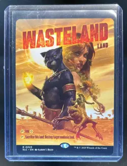 2025 Magic the Gathering MTG Wastleland Land Secret Lair Borderless #0023 - Image 1
