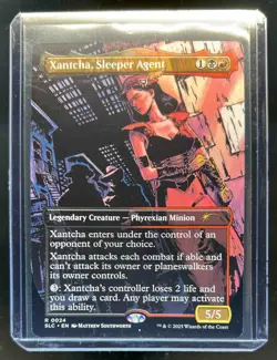 2025 Magic MTG Secret Lair Encyclopedia Xantcha Sleeper Agent Foil #0024 - Image 1