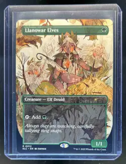 2025 Magic the Gathering MTG Secret Lair Encyclopedia Llanowar Elves #0012 - Image 1