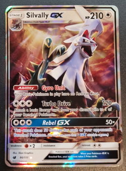 Pokemon Sun & Moon Crimson Invasion Silvally GX 90/111 NM/M Condition - Image 1