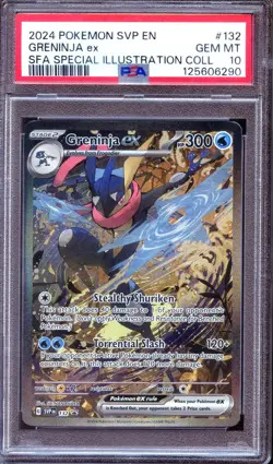 PSA 10 - Greninja ex SVP 132 Special Illustration Collection Promo - Pokemon - Image 1