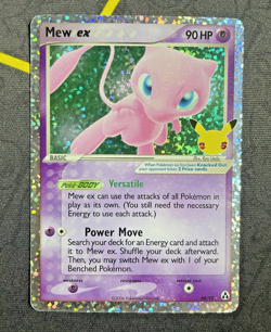 Mew ex 88/92 HOLO Celebrations Pokemon 25th Anniversary NM - Image 1