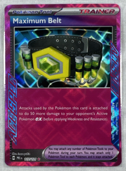 Pokemon TCG Maximum Belt ACE SPEC Rare SV: Prismatic Evolutions 117/131 NM - Image 1