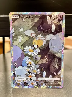 Fan Art Pokemon TCG Pocket Cutiefly Holo Illustration Rare | Celestial Guardians - Image 1