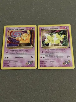 Pokemon Drowzee - Lot Of 2 - Gym Challenge, Gym Heroes - Image 1