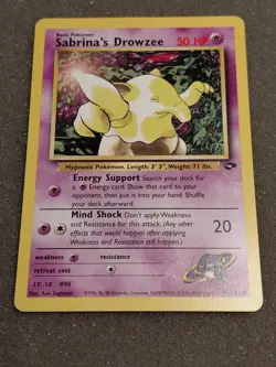 Pokemon Drowzee - Lot Of 2 - Gym Challenge, Gym Heroes - Image 4