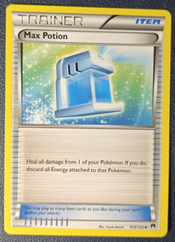 3x Max Potion #103/122 XY BREAKPoint Uncommon Trainer Item Pokemon Playset - Image 2