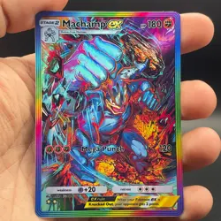 Fan Art Pokemon TCG Pocket Machamp EX Holo SIR | Genetic Apex - Image 4