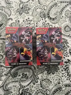 Destined Rivals Scarlet & Violet POKEMON TCG Sealed Booster Bundle with 6 Packs - Image 1