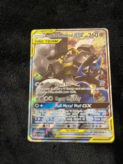 Pokemon TCG Lucario & Melmetal GX SM192 Holo Promo Card - Image 1