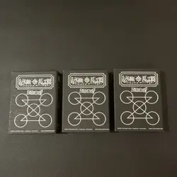 Three (3) Zatch Bell!The Card Battle Black Spell Book Binders With Cards - Image 2