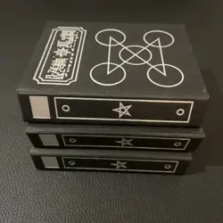 Three (3) Zatch Bell!The Card Battle Black Spell Book Binders With Cards - Image 3