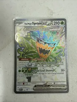 Teal Mask Ogerpon ex 166 Sv: Scarlet & Violet Promo Cards Holo - Image 1