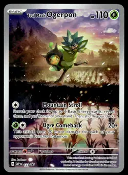 Pokemon TCG SV: Scarlet & Violet Promo Cards #123 Teal Mask Ogerpon - Image 1
