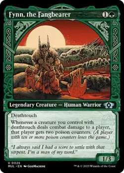 NM Foil U - Fynn, the Fangbearer: March of the Machine: Multiverse Legends - Image 1