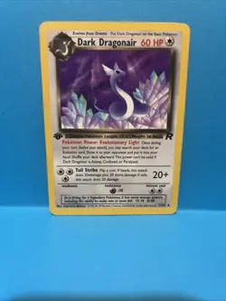 Pokemon TCG Dark Dragonair 1st Edition Uncommon Card 33/82 LP - Image 1