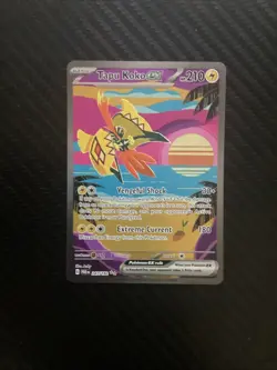 Tapu Koko ex - 247/182 - Pokemon Paradox Rift Special Illustration Rare Card NM - Image 1