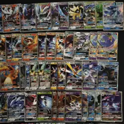 106 Lot Gx RR Pokemon Chinese Card Charizard Lugia Leafeon Sylveon All Holo SQ - Image 3