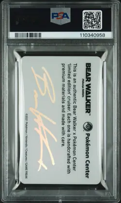 2022 POKEMON CENTER X BEAR WALKER COLLECTION CARDS LEAFEON PSA 10 - Image 2