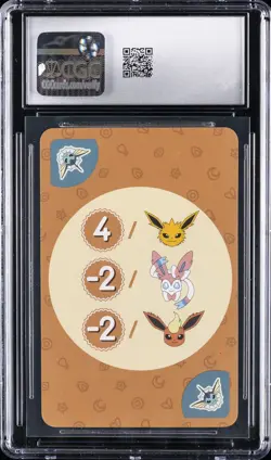 2019 POKEMON PLAYING CARDS KOR POINT SALAD EEVEE ED VAPOREON CGC 10 GEM MINT - Image 2