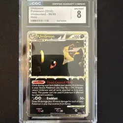 2010 Pokemon TCG Umbreon Prime Undaunted Holo Rare Card 86/90 LP HGSS - Image 1