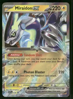 Miraidon ex - 028 Promo Holo NM Pokemon SV: Scarlet & Violet Promo Cards - Image 1
