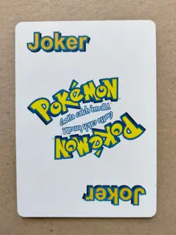 1999 Bicycle Pokemon Playing Card Joker Gotta Catch Em All! Rare! HTF Wild Card - Image 1