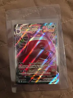 Pokemon TCG Gengar VMAX 157/264 Swsh08: Fusion Strike Holo Card Mint Condition - Image 1